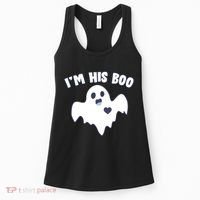 I'm His Boo Matching Halloween Women's Tank Top thumb 0