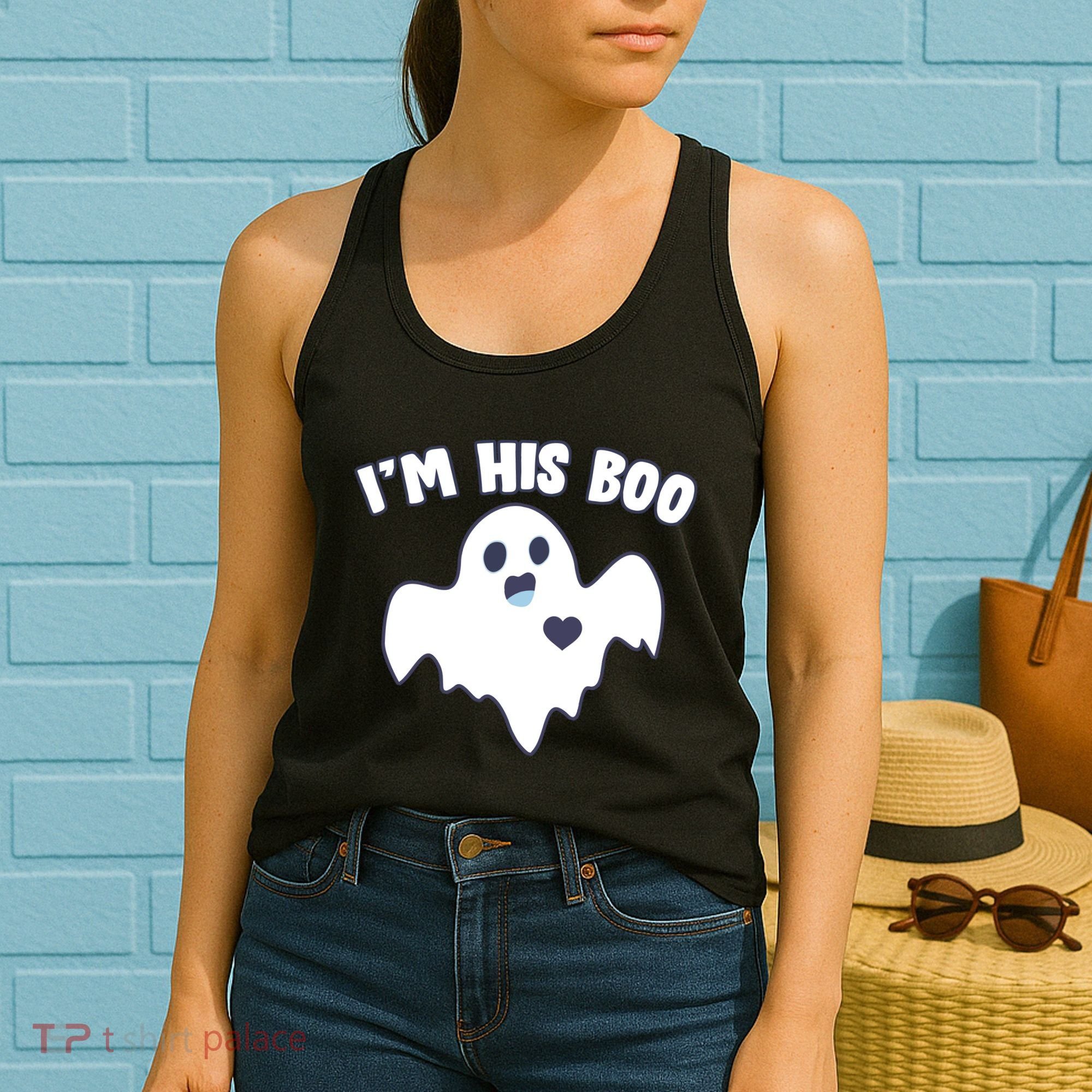 I'm His Boo Matching Halloween Women's Tank Top