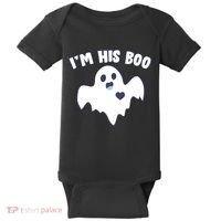 I'm His Boo Matching Halloween Baby Bodysuit thumb 0