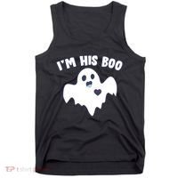 I'm His Boo Matching Halloween Tank Top thumb 0