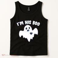 I'm His Boo Matching Halloween Tank Top thumb 2