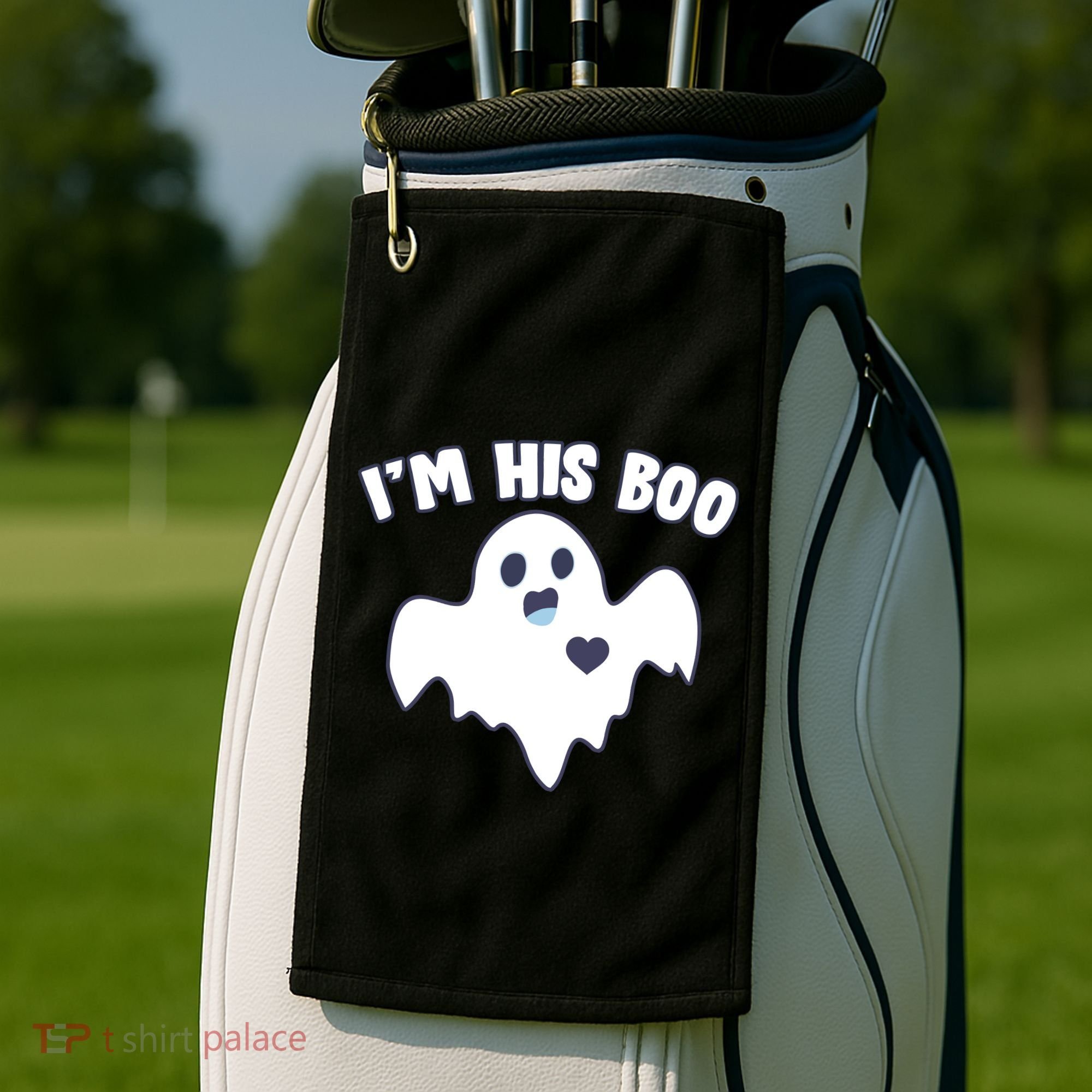 I'm His Boo Matching Halloween Golf Towel