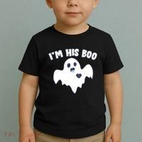 I'm His Boo Matching Halloween Toddler T-Shirt thumb 2