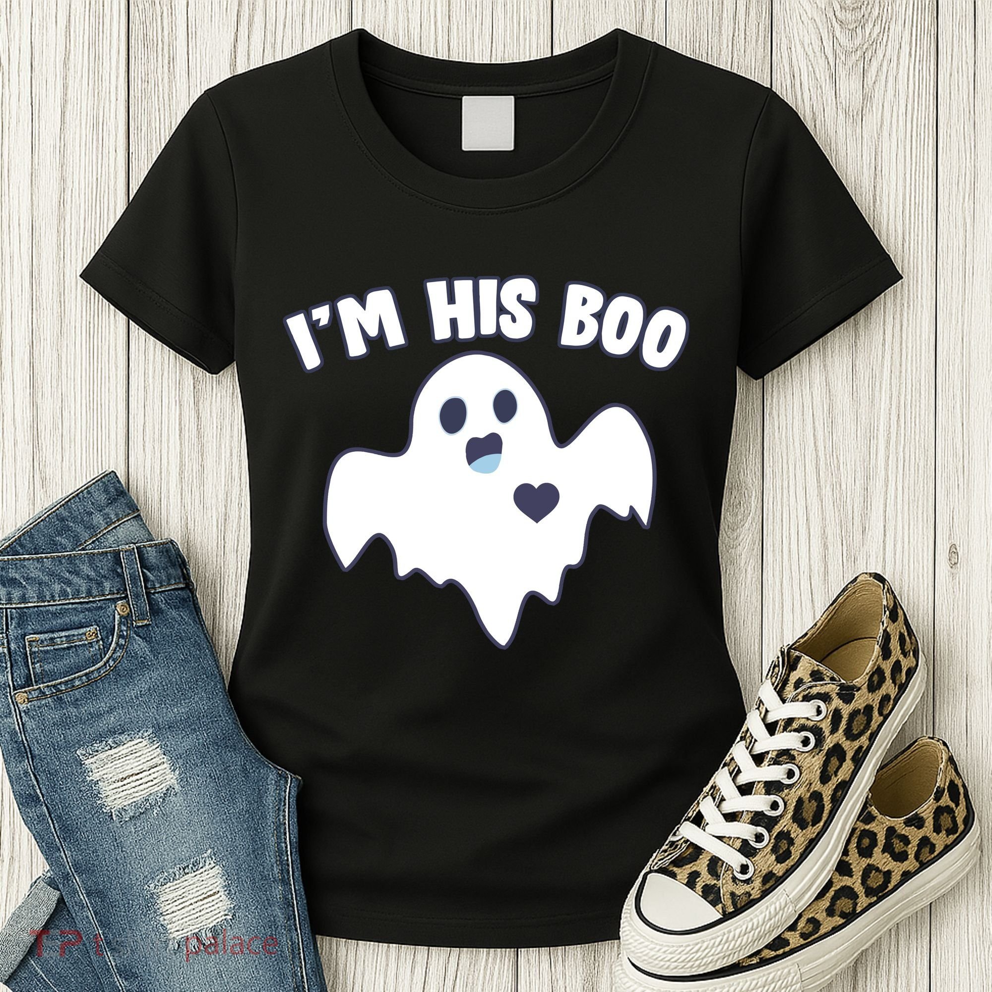 I'm His Boo Matching Halloween Women's T-Shirt