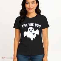 I'm His Boo Matching Halloween Women's T-Shirt thumb 4