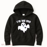 I'm His Boo Matching Halloween Kids Hoodie thumb 0
