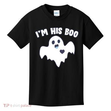 I'm His Boo Matching Halloween Kids T-Shirt