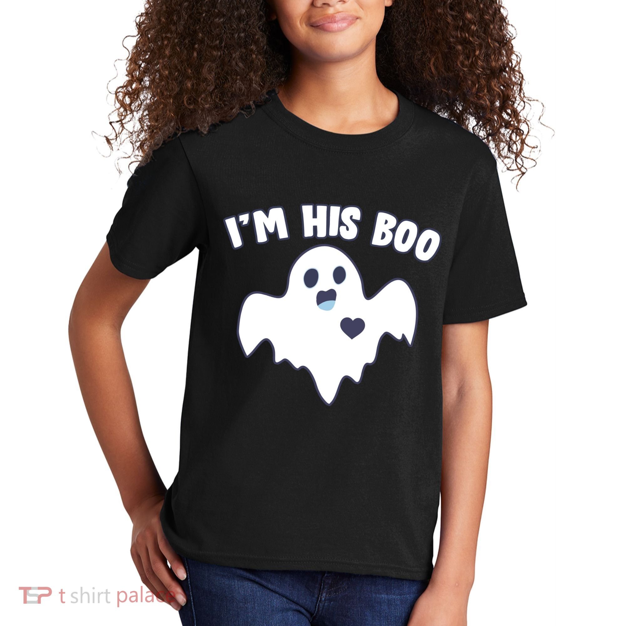I'm His Boo Matching Halloween Kids T-Shirt