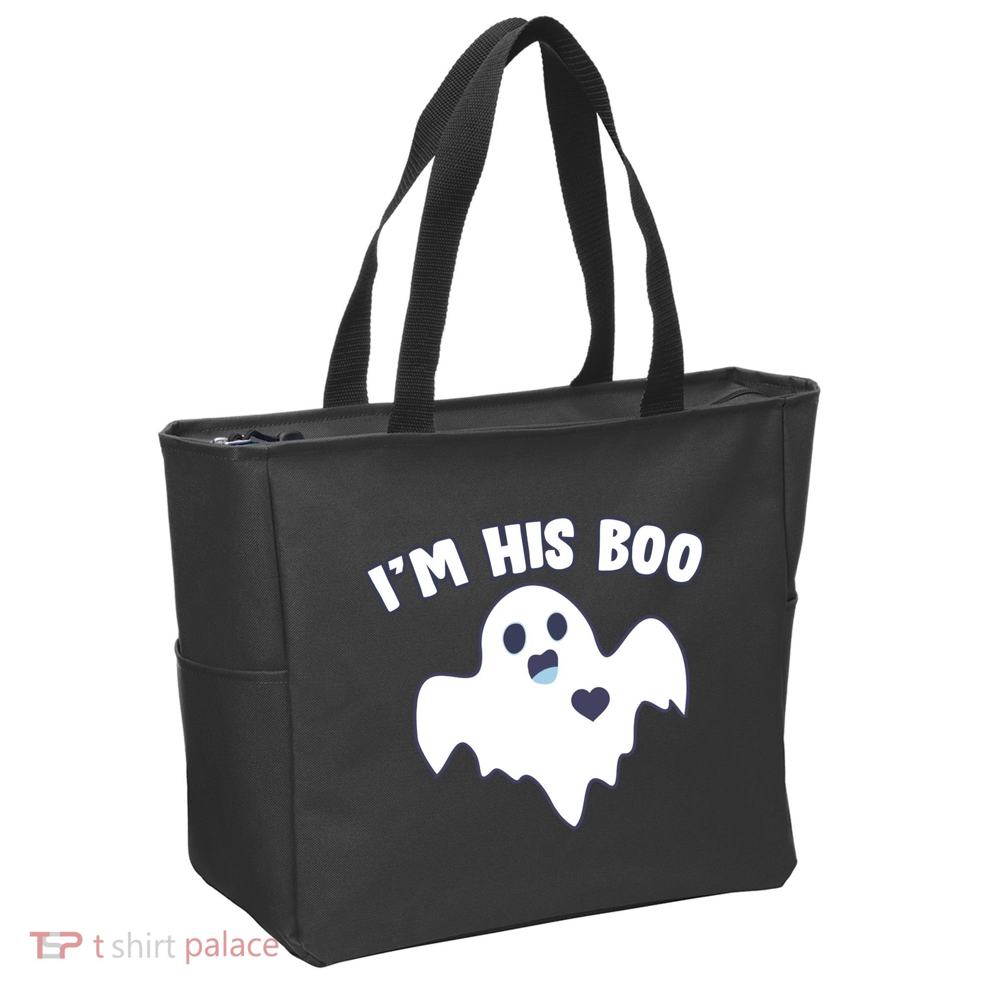 I'm His Boo Matching Halloween Tote Bag