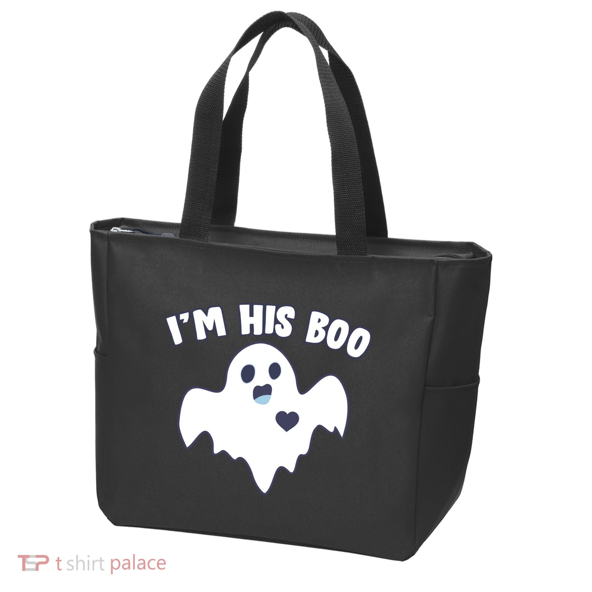 I'm His Boo Matching Halloween Tote Bag