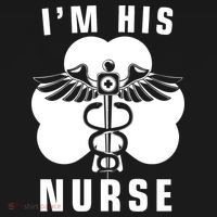 I'm His Nurse Funny St. Patrick's Day Bucket Hat thumb 4