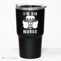 I'm His Nurse Funny St. Patrick's Day Tumbler thumb 0