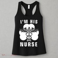I'm His Nurse Funny St. Patrick's Day Women's Tank Top thumb 3
