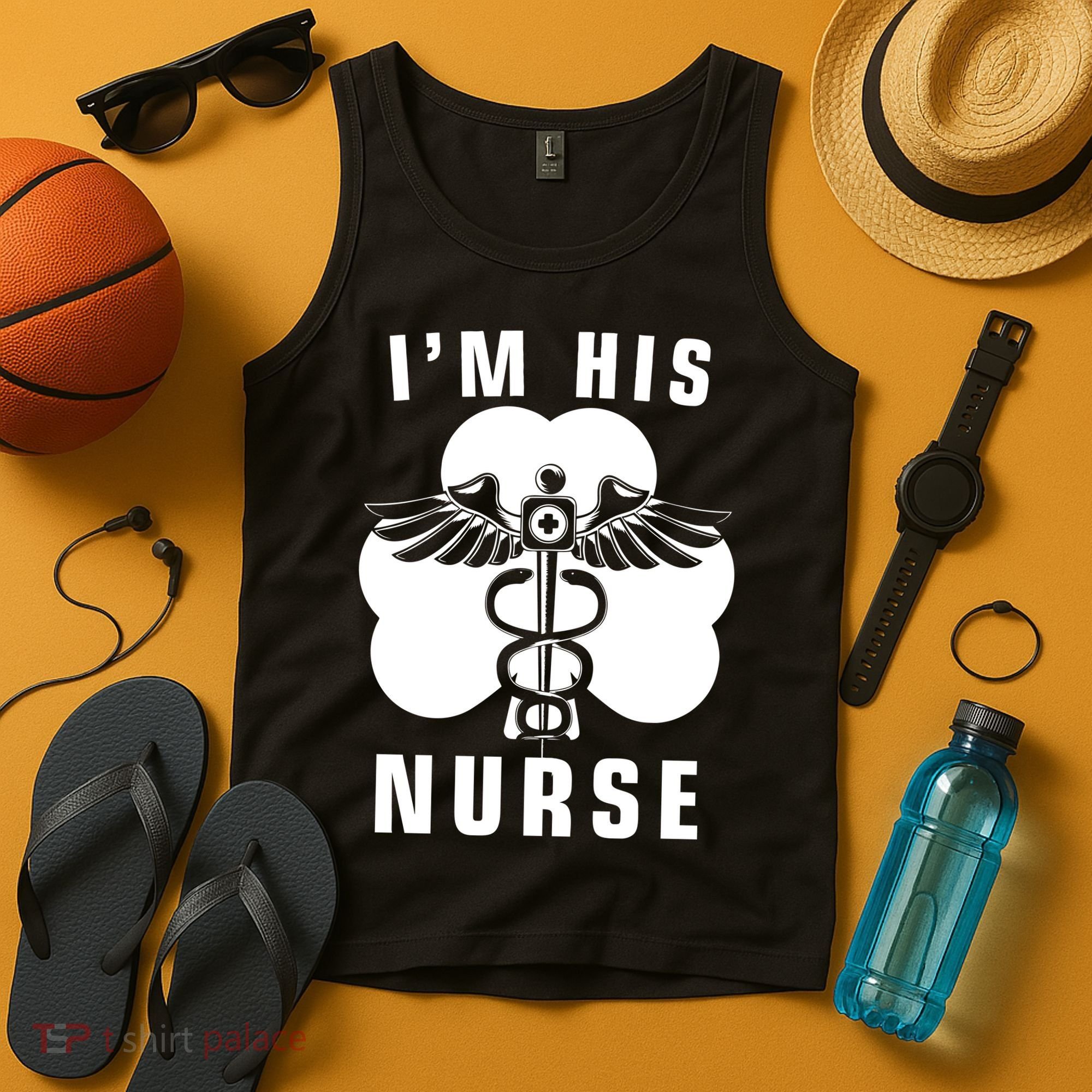 I'm His Nurse Funny St. Patrick's Day Tank Top