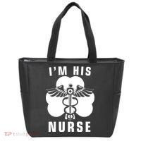 I'm His Nurse Funny St. Patrick's Day Tote Bag thumb 0