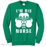 I'm His Nurse Funny St. Patrick's Day Sweatshirt thumb 0