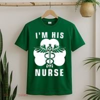 I'm His Nurse Funny St. Patrick's Day T-Shirt thumb 2