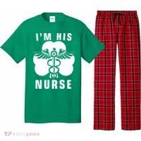 I'm His Nurse Funny St. Patrick's Day Pajama Set thumb 0
