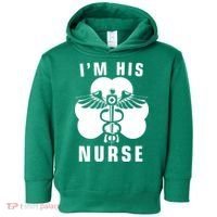 I'm His Nurse Funny St. Patrick's Day Toddler Hoodie thumb 0
