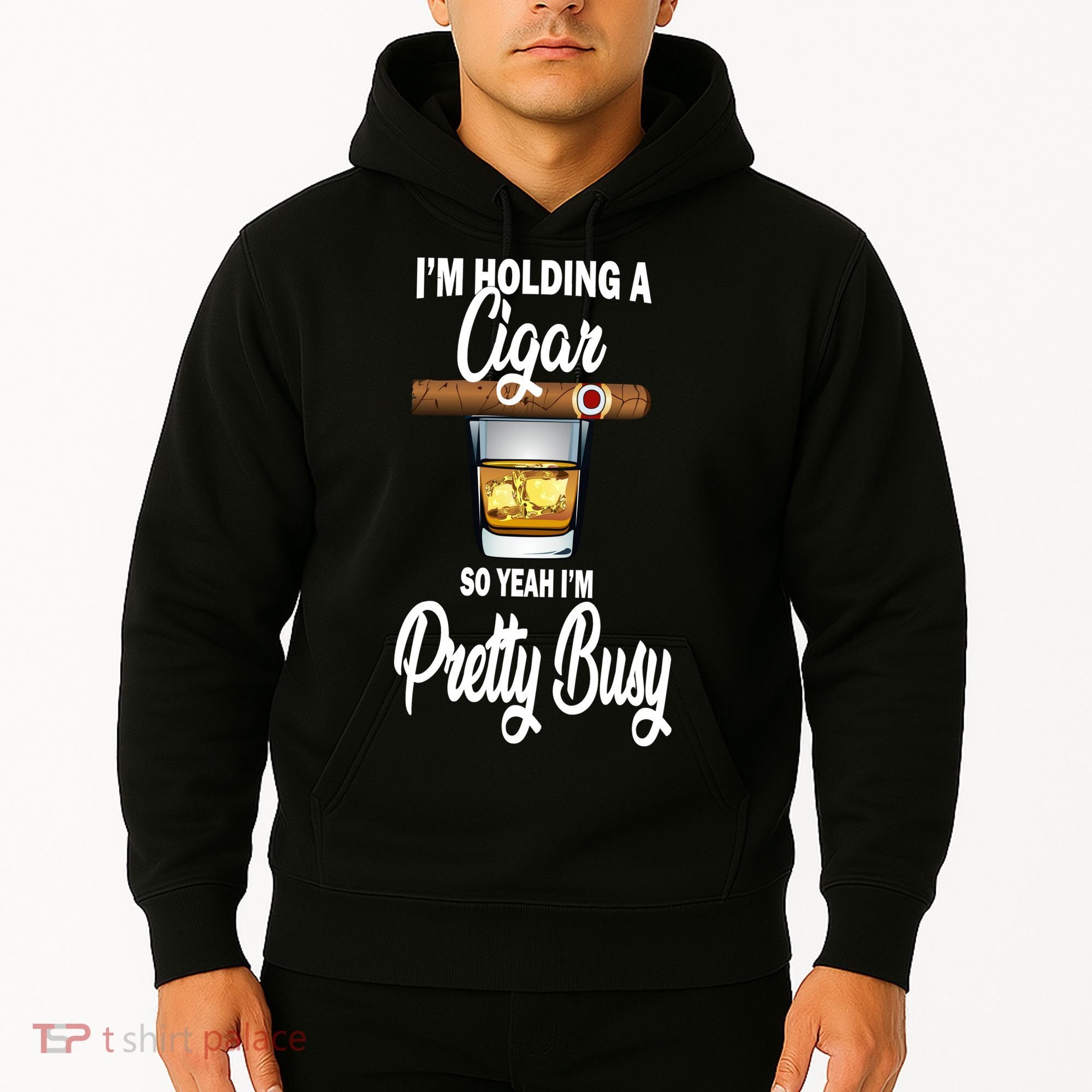 I'm Holding A So Yeah I'm Pretty Busy  Hoodie
