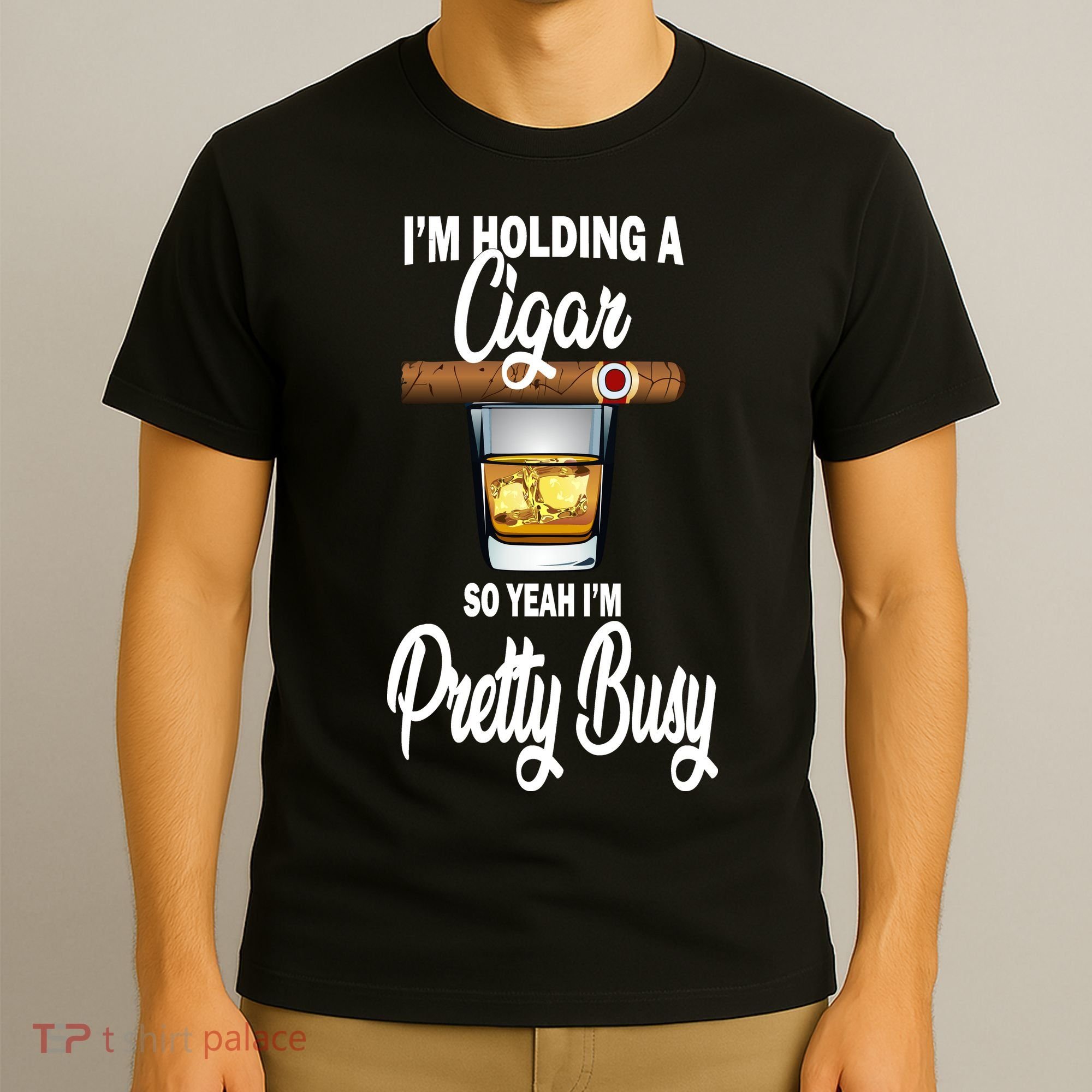 I'm Holding A So Yeah I'm Pretty Busy  T-Shirt