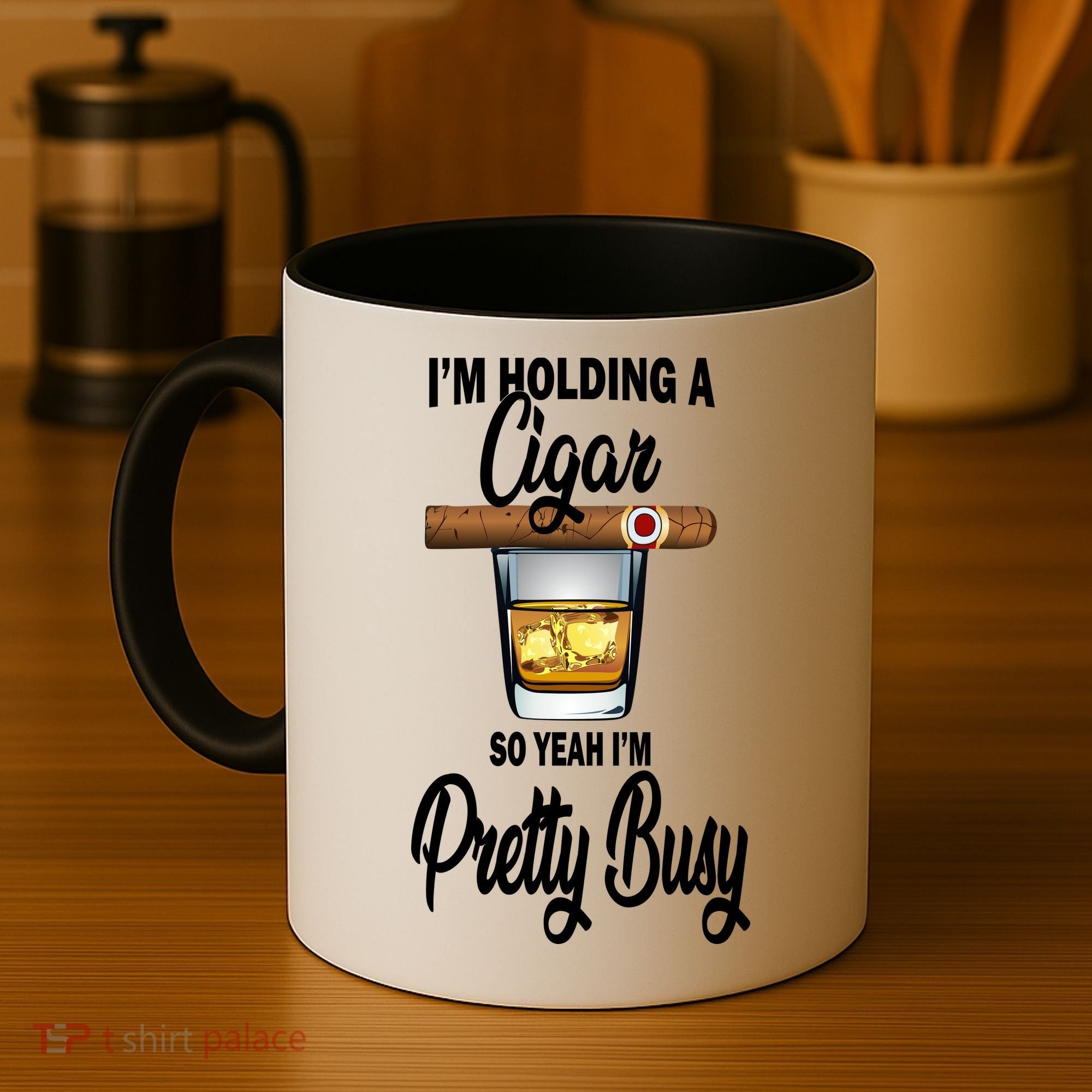I'm Holding A So Yeah I'm Pretty Busy  Coffee Mug