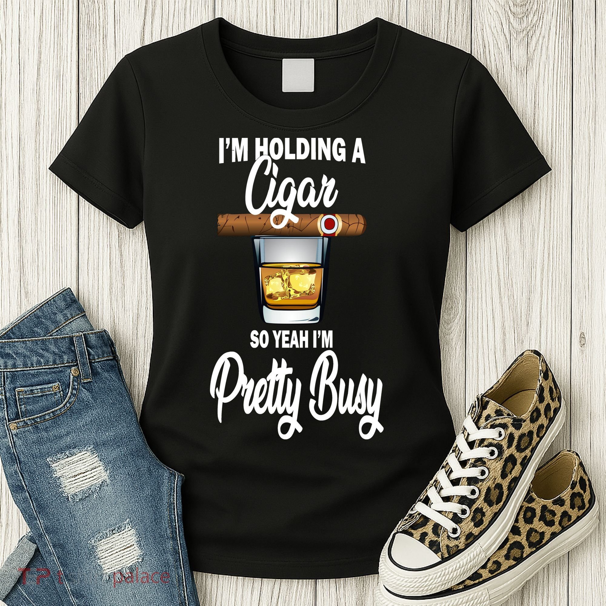 I'm Holding A So Yeah I'm Pretty Busy  Women's T-Shirt
