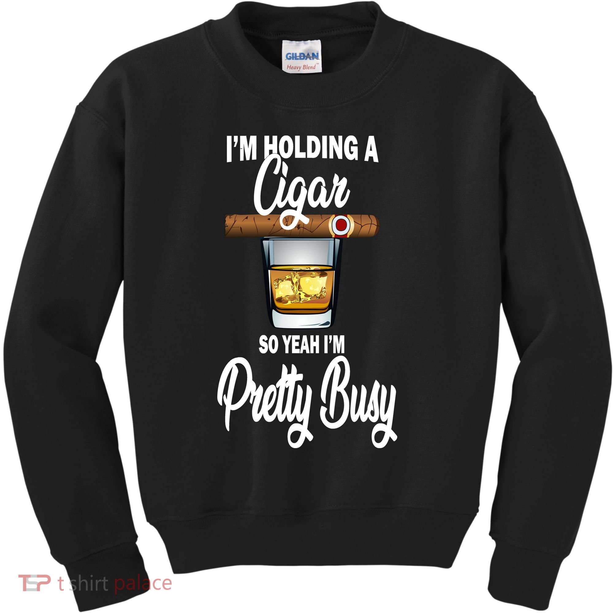 I'm Holding A So Yeah I'm Pretty Busy  Kids Sweatshirt