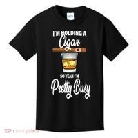I'm Holding A So Yeah I'm Pretty Busy  Kids T-Shirt thumb 0