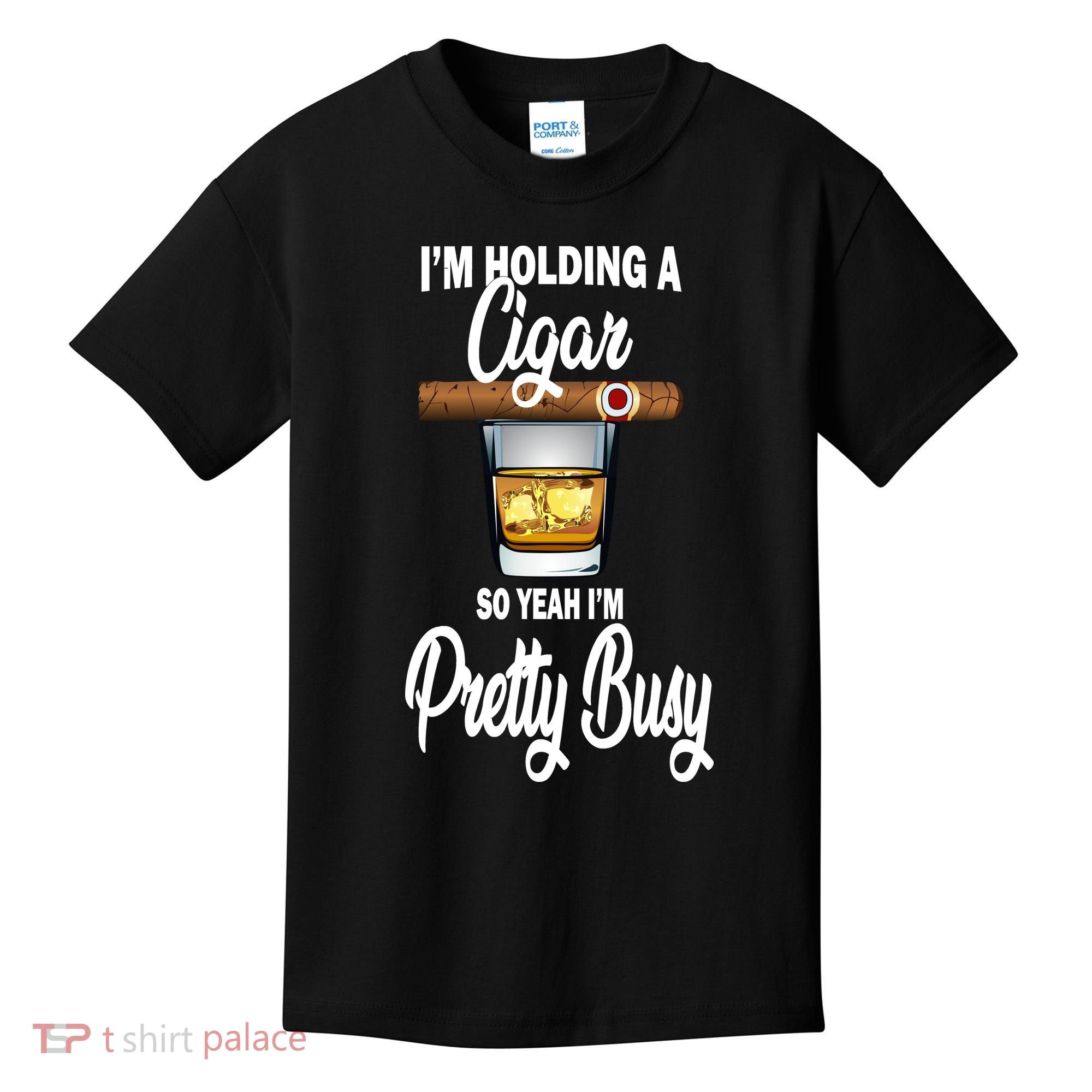 I'm Holding A So Yeah I'm Pretty Busy  Kids T-Shirt