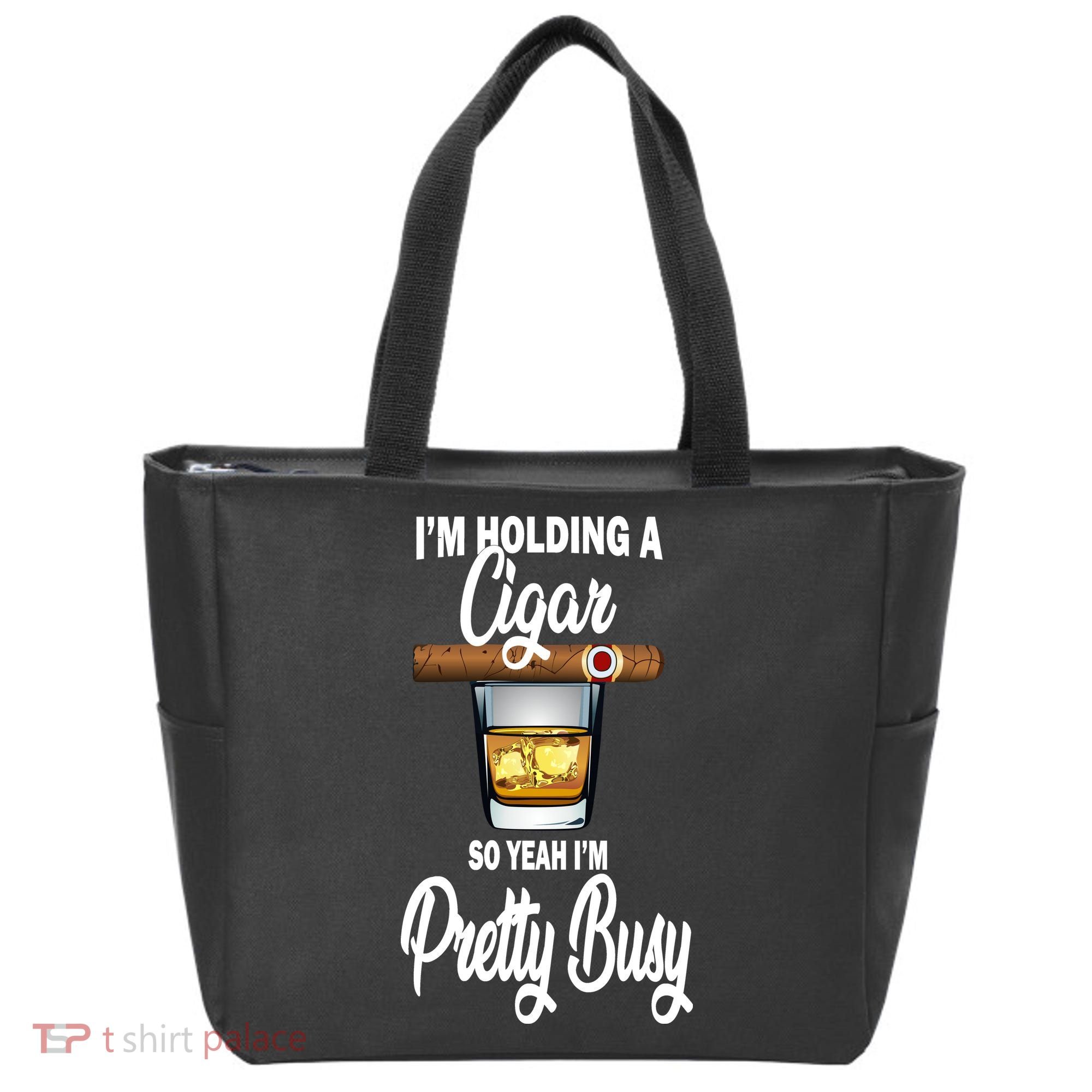 I'm Holding A So Yeah I'm Pretty Busy  Tote Bag