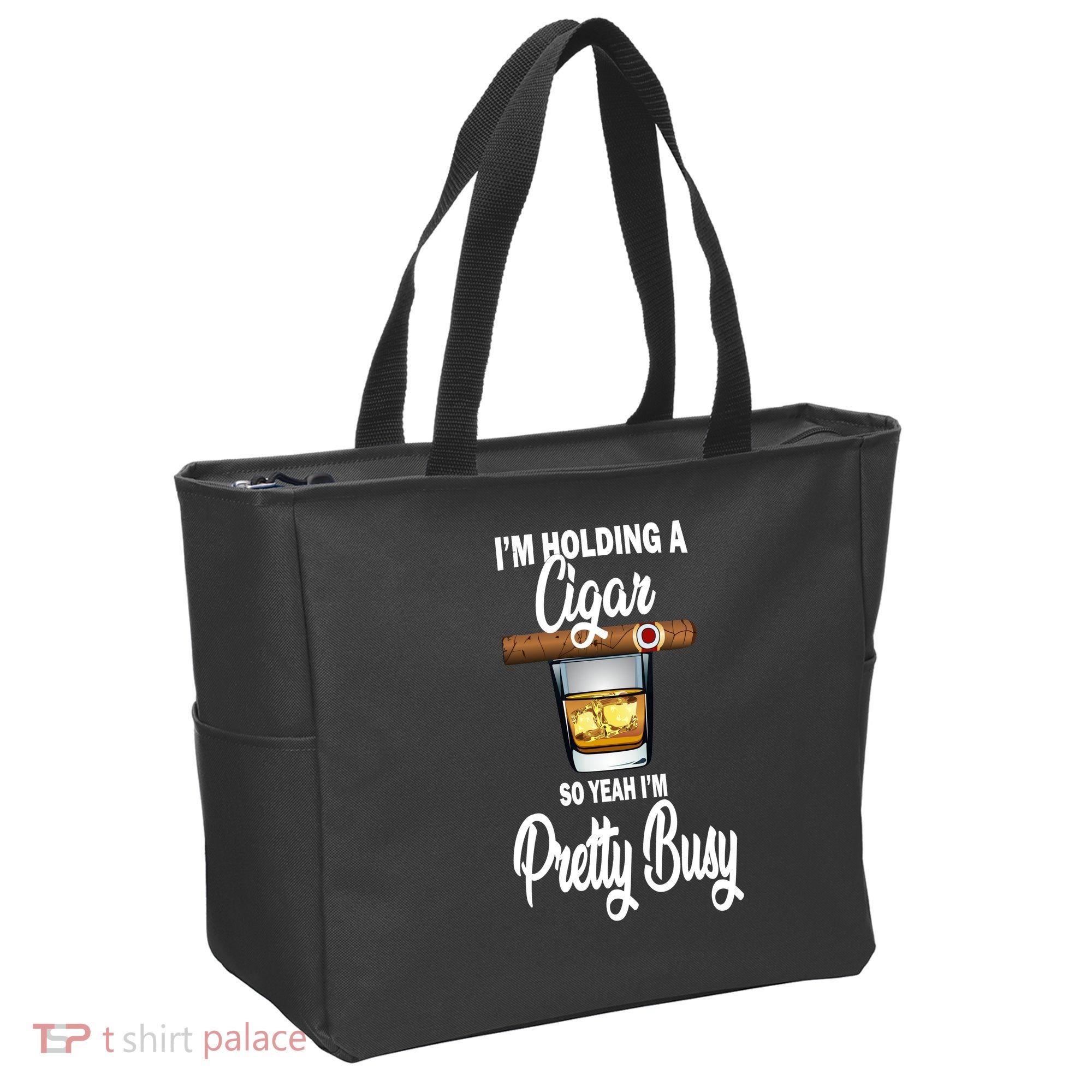 I'm Holding A So Yeah I'm Pretty Busy  Tote Bag