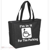 I'm In It For The Parking Tote Bag thumb 2