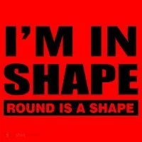 I'm In Shape Round Is A Shape Santa Hat thumb 1