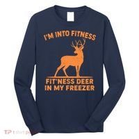 I'm Into Fitness Fit'Ness Deer In My Freezer Long Sleeve Shirt thumb 0