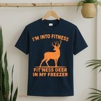 I'm Into Fitness Fit'Ness Deer In My Freezer T-Shirt thumb 2