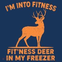 I'm Into Fitness Fit'Ness Deer In My Freezer Women's Hoodie thumb 2