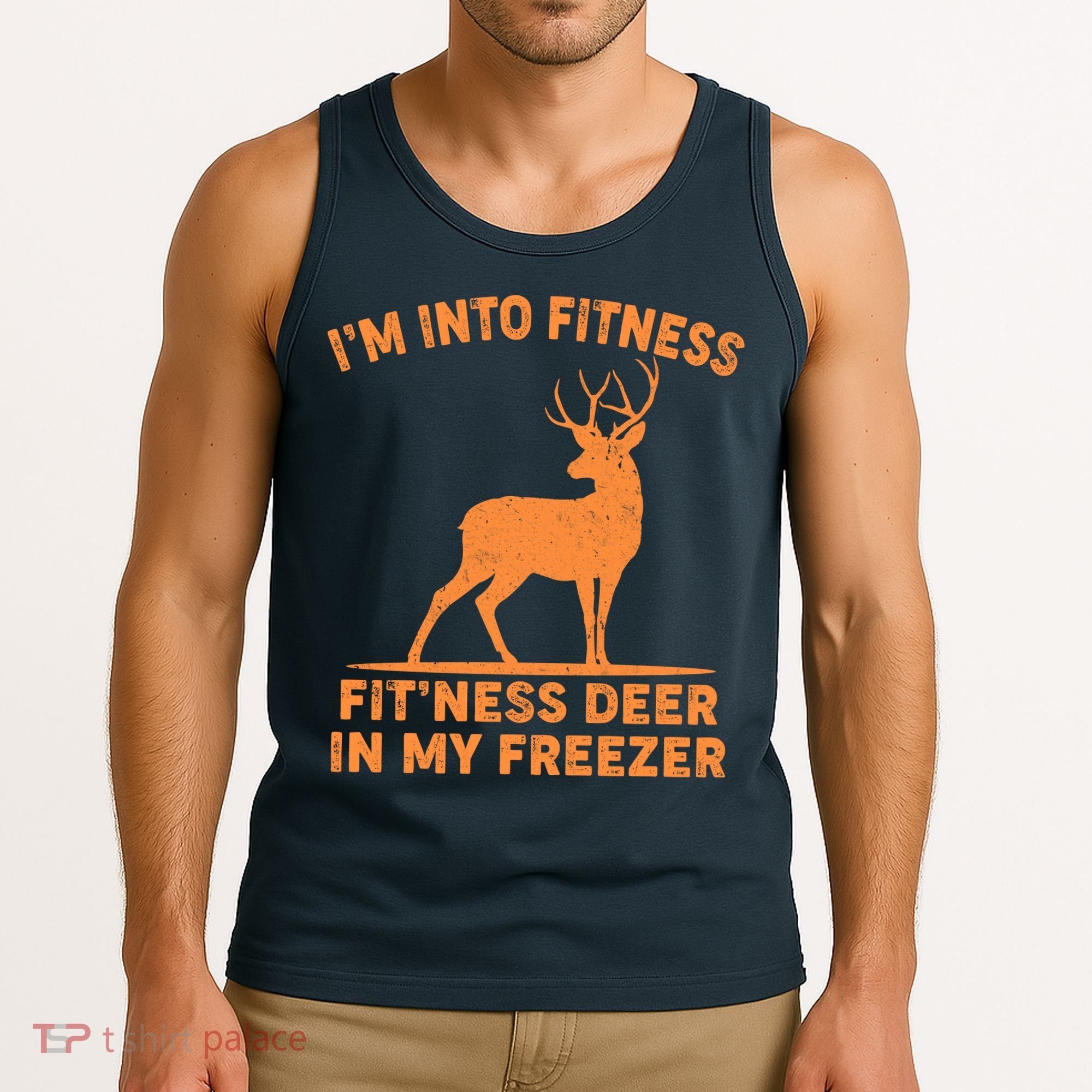I'm Into Fitness Fit'Ness Deer In My Freezer Tank Top