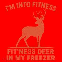 I'm Into Fitness Fit'Ness Deer In My Freezer Santa Hat thumb 1