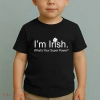 I'm Irish What's Your Superpower? Toddler T-Shirt thumb 2