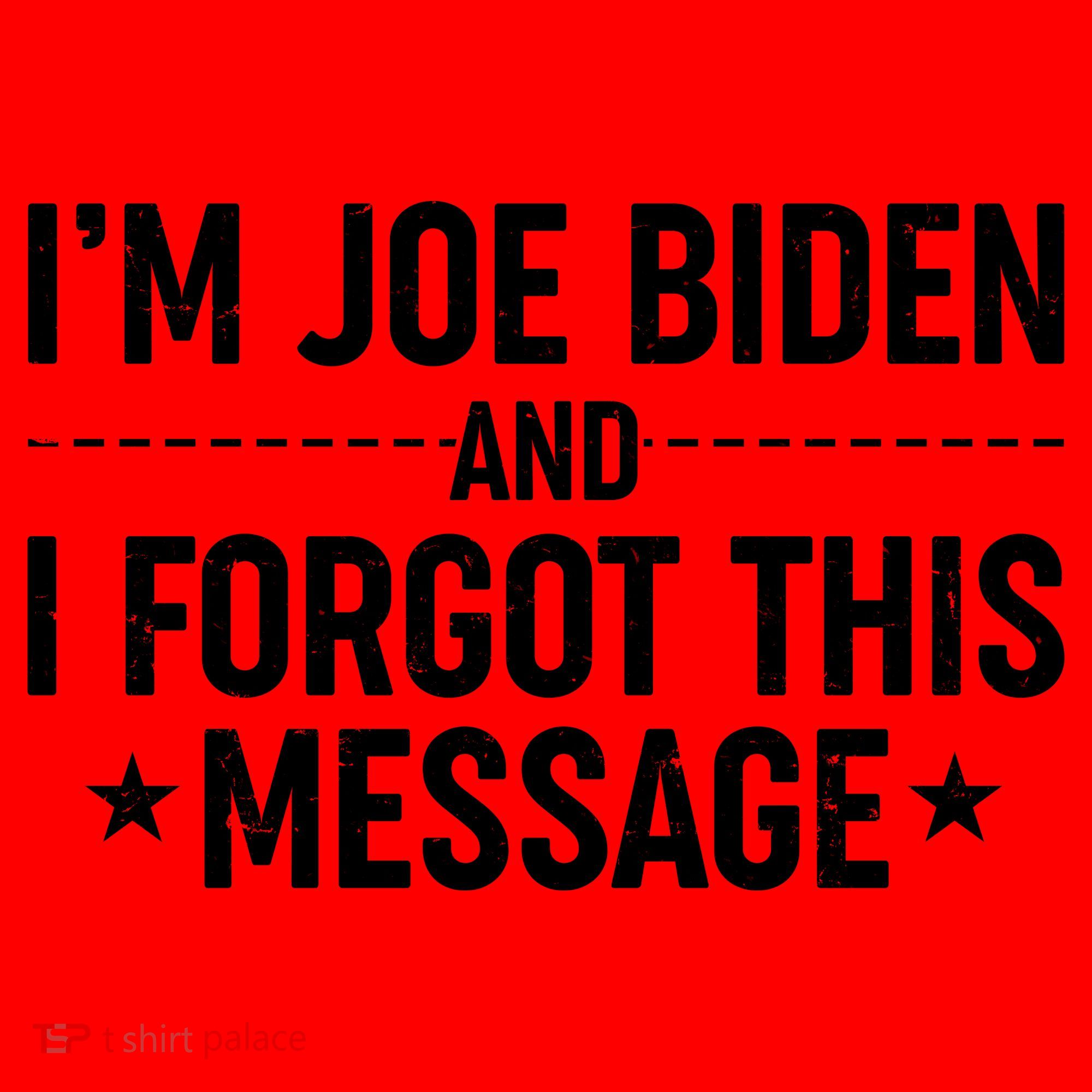 I'm Joe Biden and I Forgot This Message Santa Hat