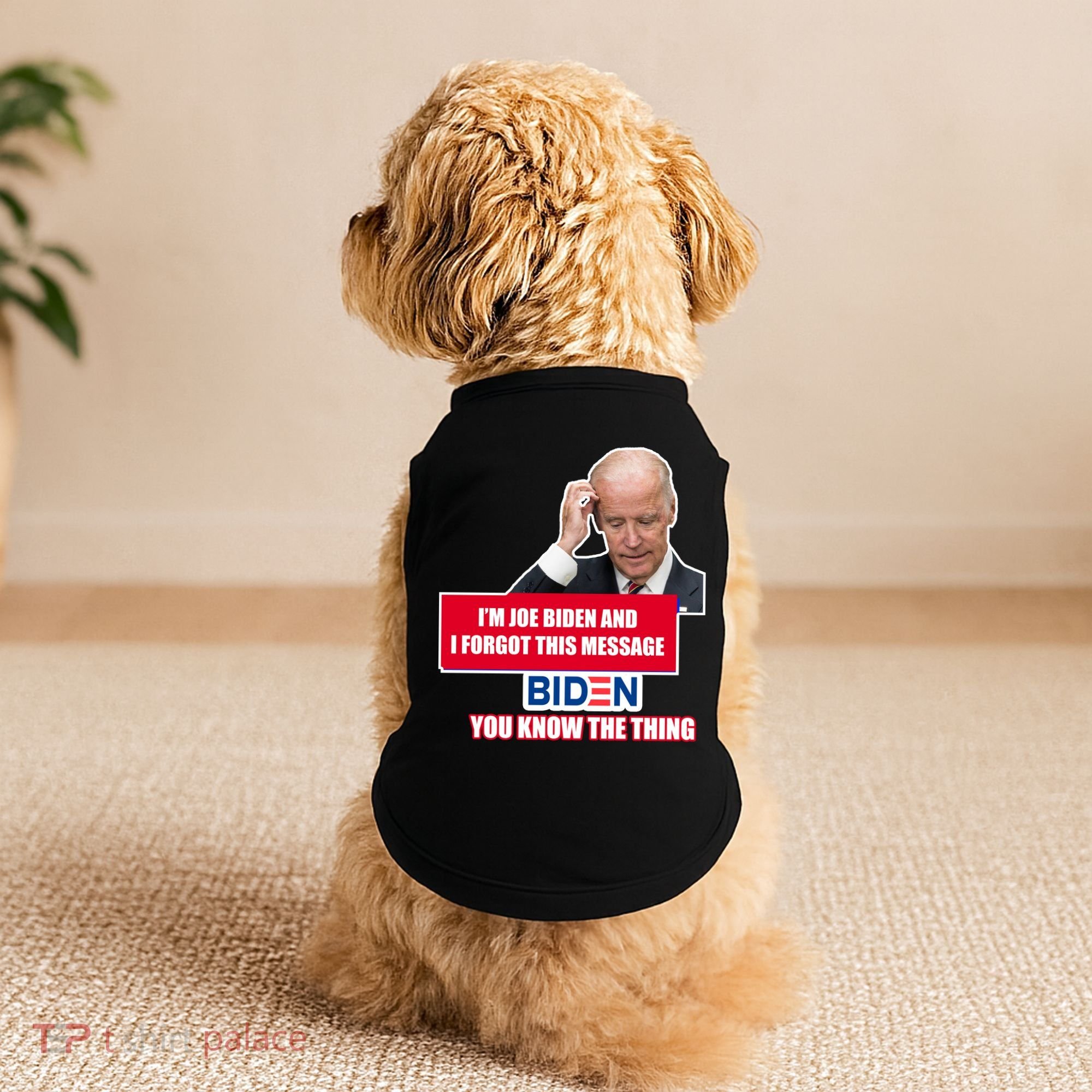 I'm Joe Biden I Forgot This Message Biden You Know The Thing Funny Doggie Tank