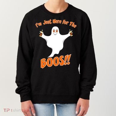 I'm Just Here For The Boos! Halloween Ghost Women's Sweatshirt