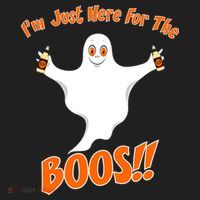 I'm Just Here For The Boos! Halloween Ghost Women's Sweatshirt thumb 2