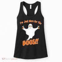 I'm Just Here For The Boos! Halloween Ghost Women's Tank Top thumb 0