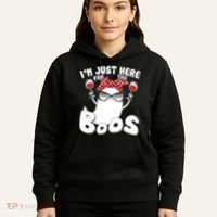 I'm Just Here For The Boos Wine Lover Hoodie thumb 5