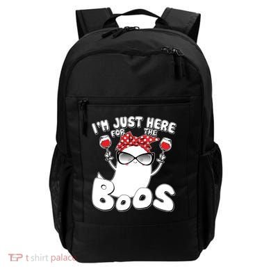 I'm Just Here For The Boos Wine Lover Backpack