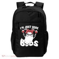 I'm Just Here For The Boos Wine Lover Backpack thumb 0