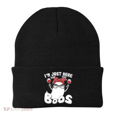 I'm Just Here For The Boos Wine Lover Beanie