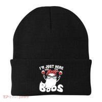 I'm Just Here For The Boos Wine Lover Beanie thumb 0